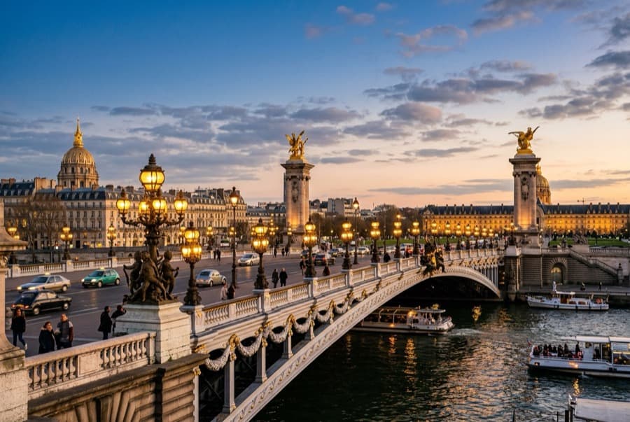A bridge over the Seine, Paris