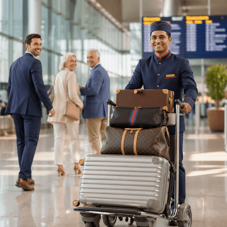 Porter Service Examples Airport Porter Service India | Book Porter at DEL, BOM, BLR & More ...